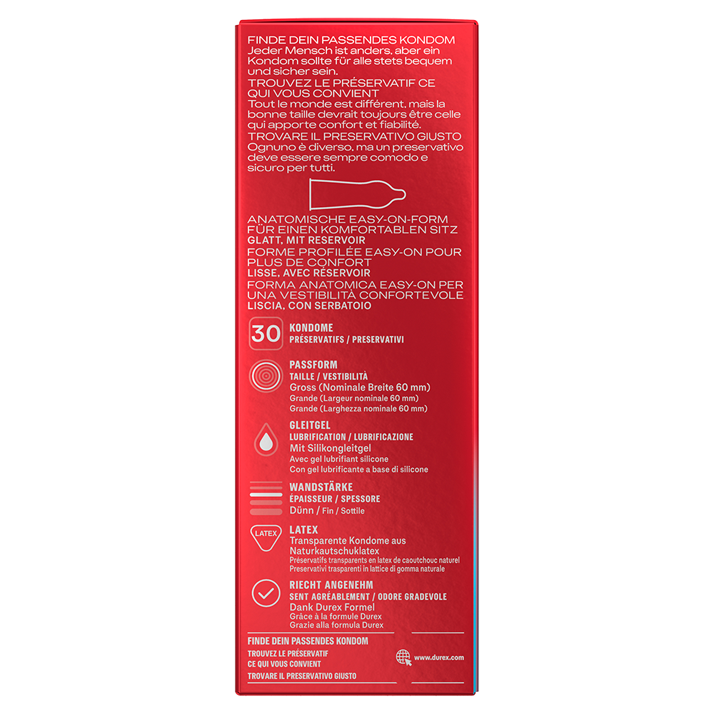 Bild: durex Kondome Gefühlsecht XXL 