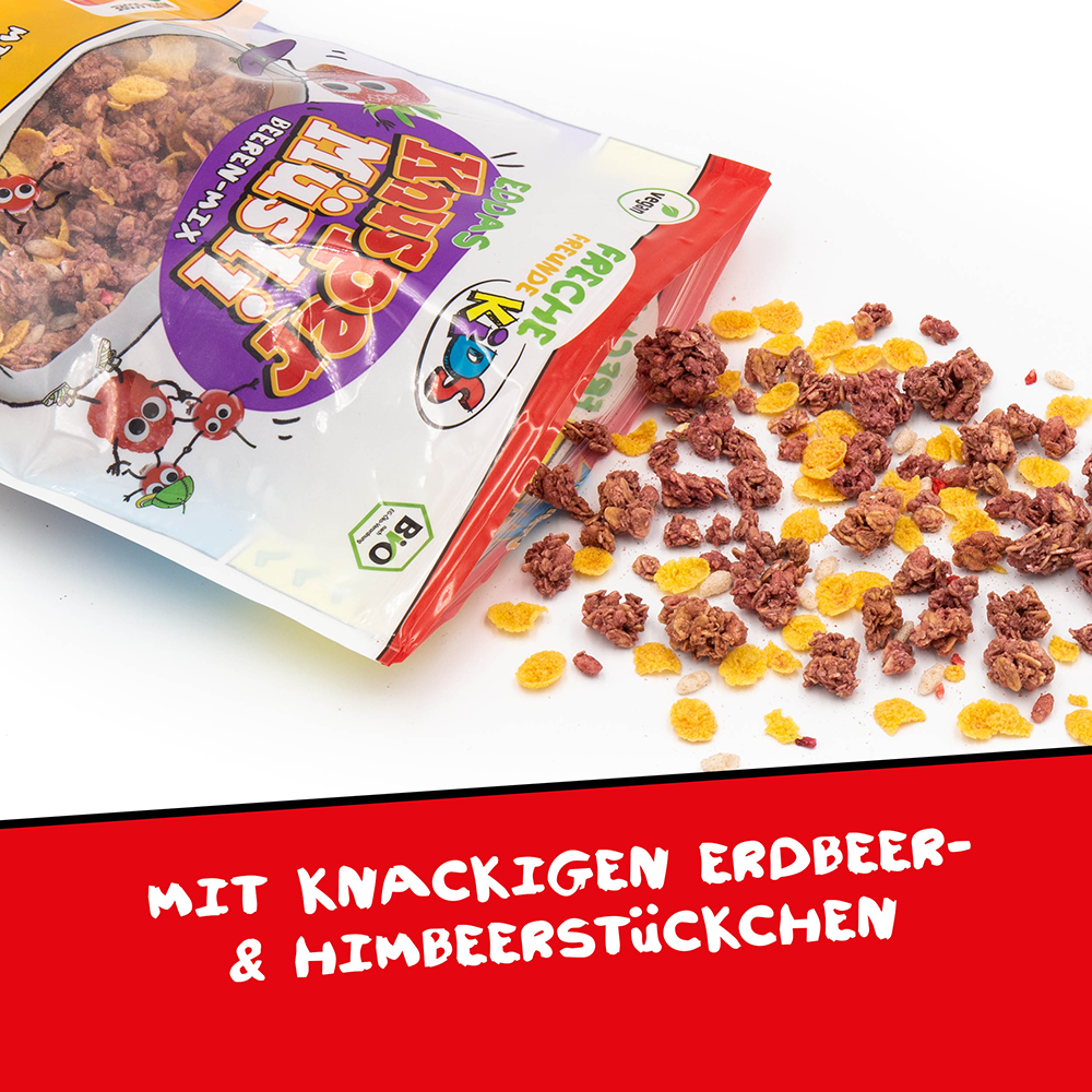 Bild: Freche Freunde Knusper Müsli Beeren-Mix mit Vollkorn 