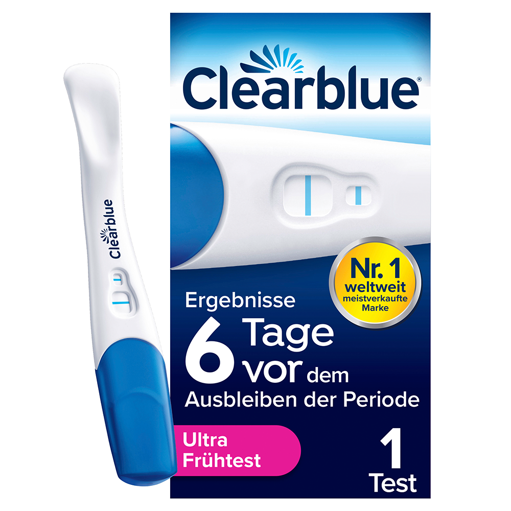 Bild: Clearblue Schwangerschaftsfrühtest 