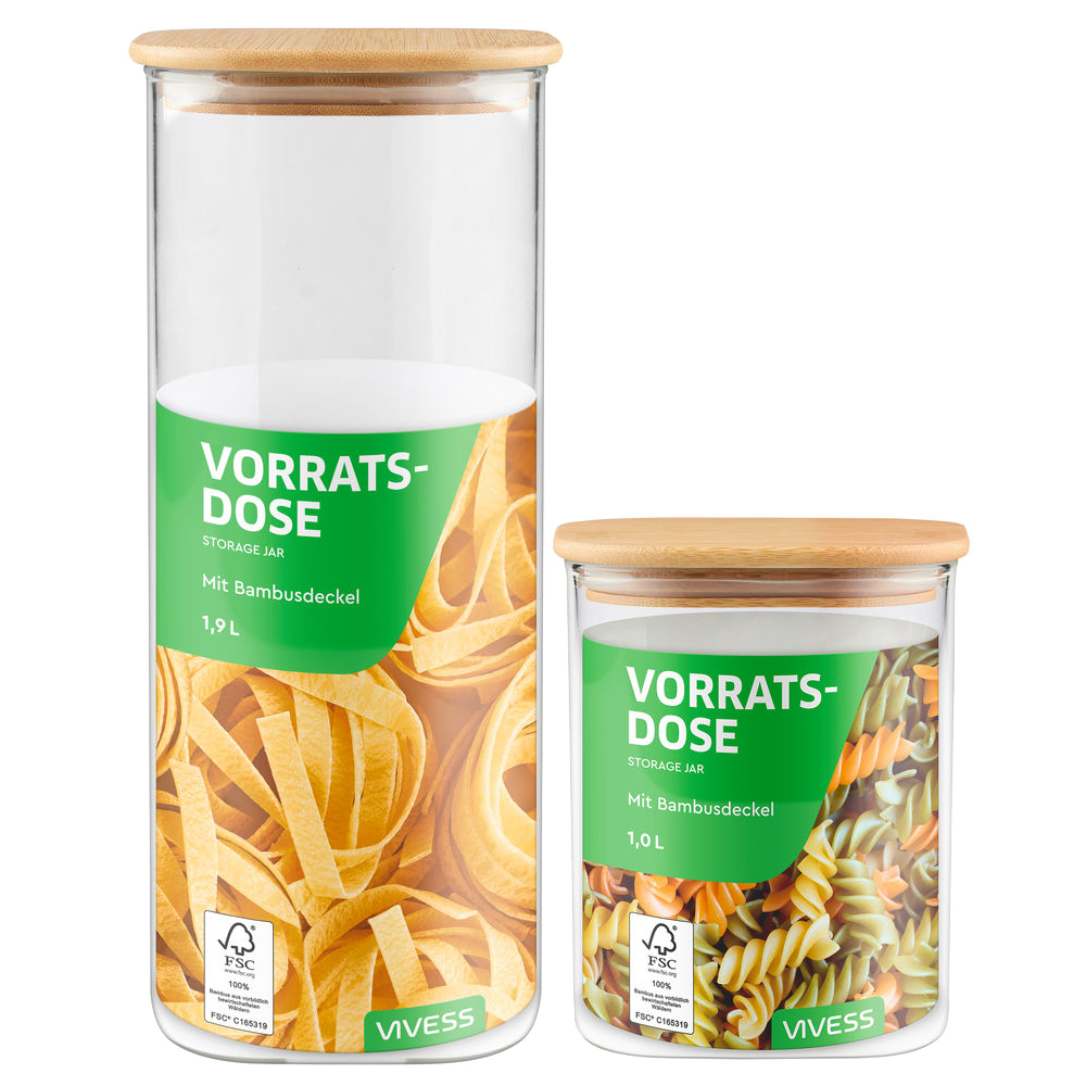 Bild: Vivess Vorratsdose 1l 