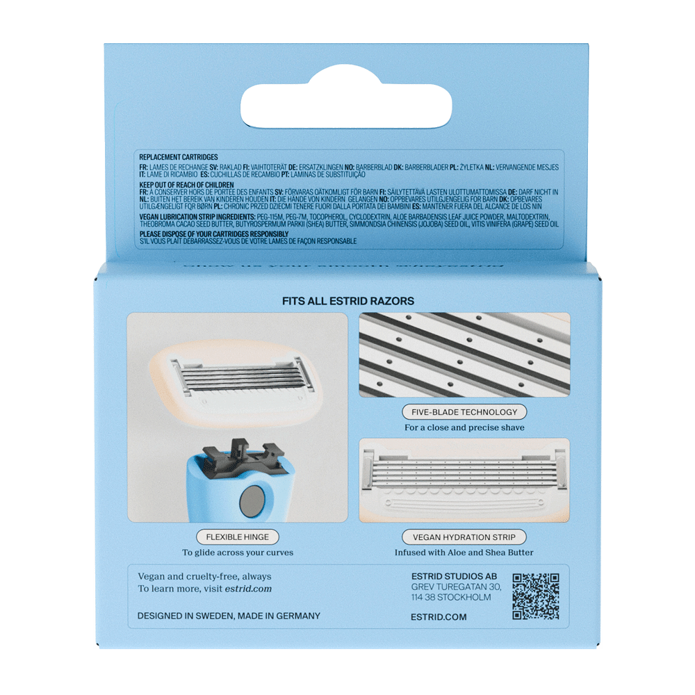 Bild: ESTRID Rasierklingen The Five Blade Cartridges 