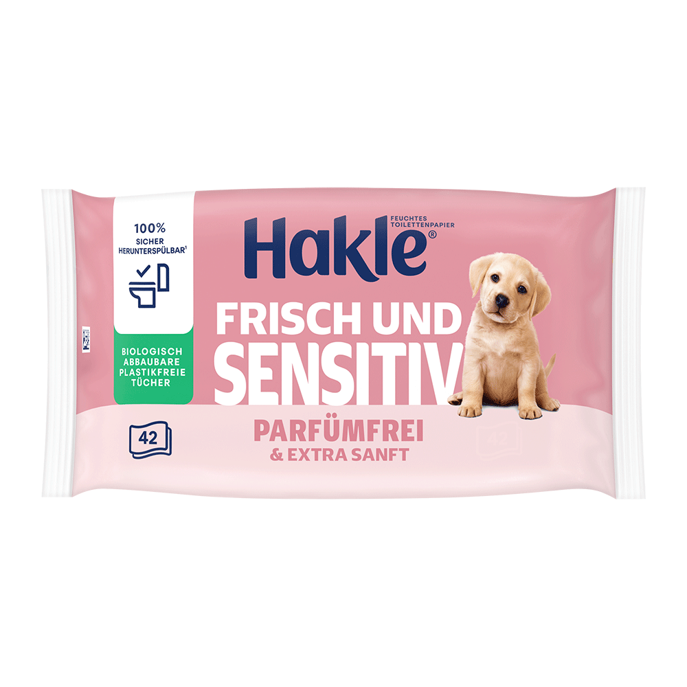 Bild: Hakle Feuchtes Toilettenpapier Frisch und Sensitiv 