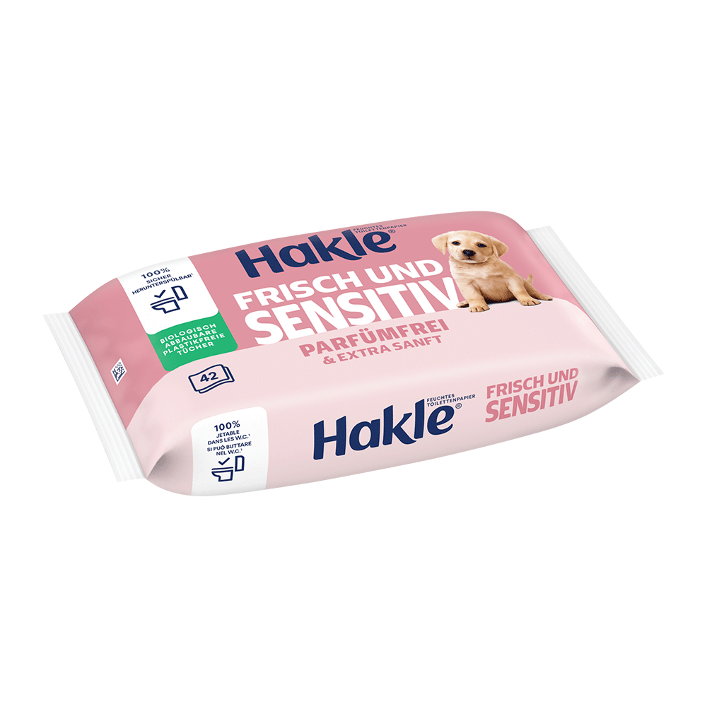 Bild: Hakle Feuchtes Toilettenpapier Frisch und Sensitiv 