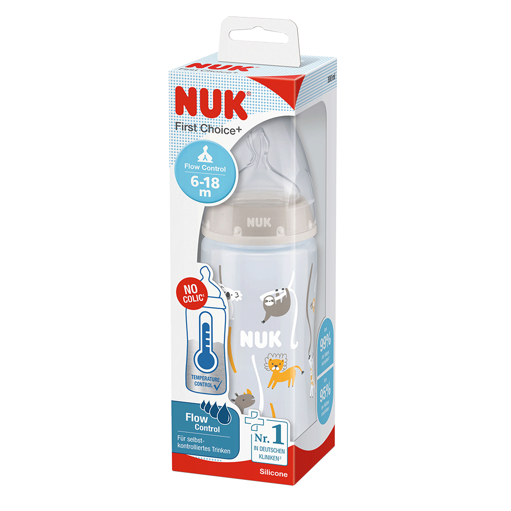 Bild: NUK First Choice+ 300ml ab 6-18 Monate 