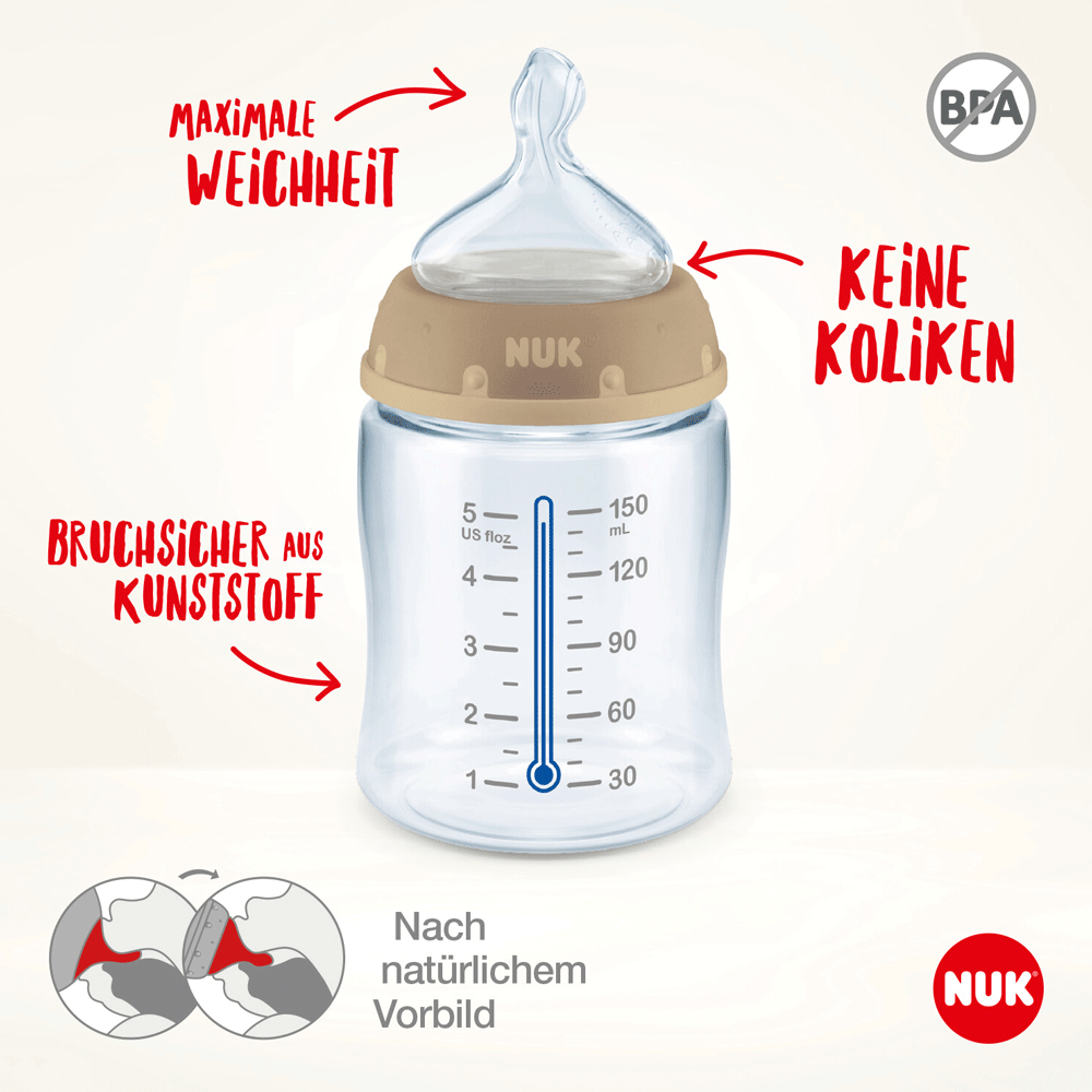 Bild: NUK First Choice+ 300ml ab 6-18 Monate 