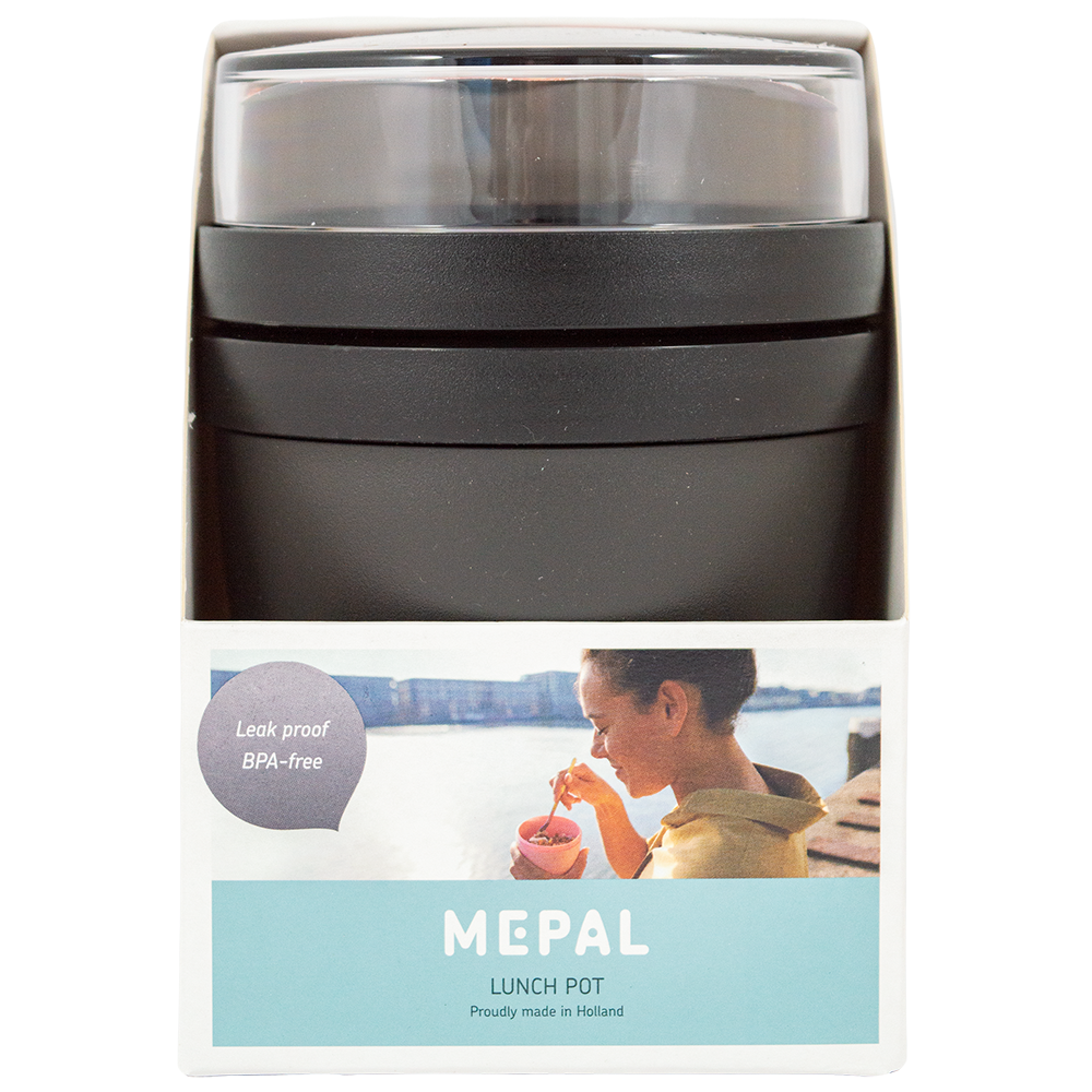 Bild: Mepal Lunchpot Schwarz 500ml + 200ml 