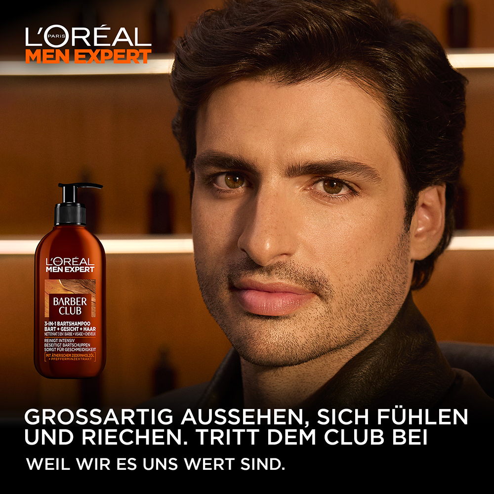Bild: L'ORÉAL PARIS MEN EXPERT Barber Club 3-in-1 Bartshampoo 