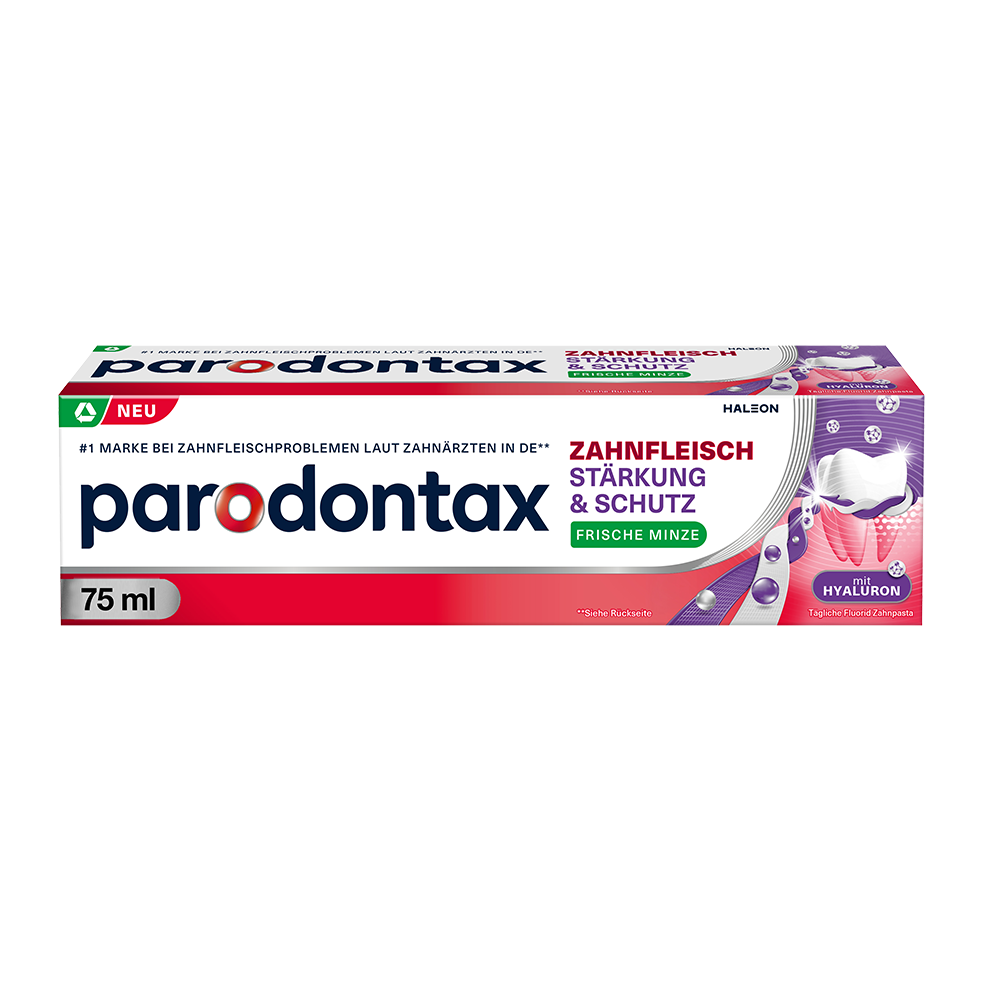 Bild: Parodontax Zahncreme Zahnfleisch Stärkung und Schutz 