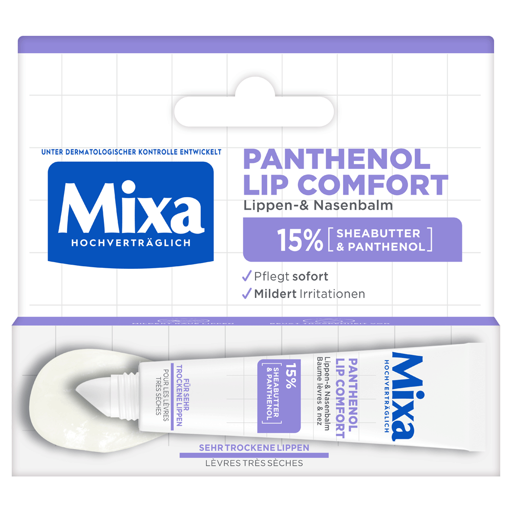 Bild: Mixa Panthenol Lip Comfort Lippen- & Nasenbalsam 