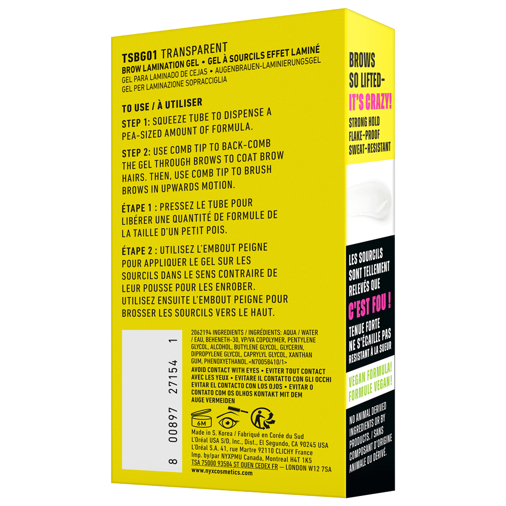 Bild: NYX Professional Make-up The Brow Glue Crazy Lift 