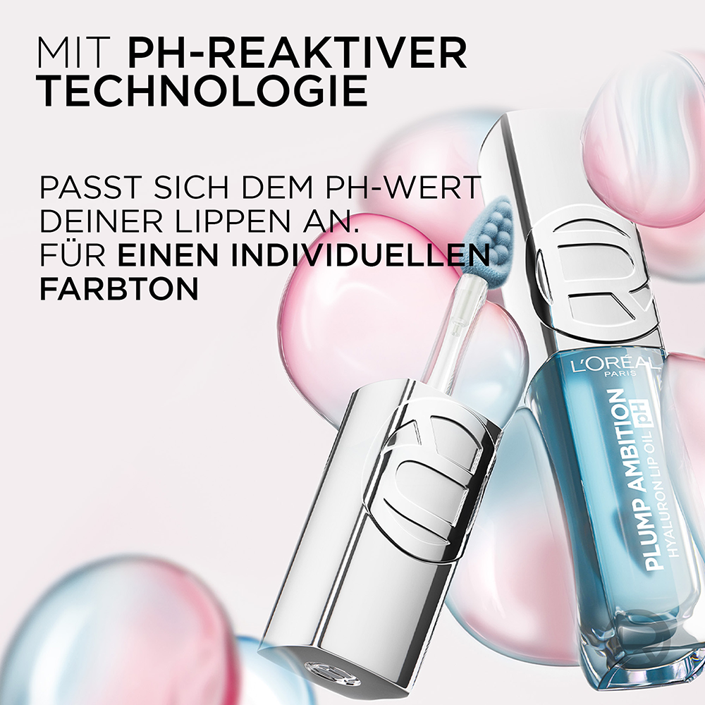 Bild: L'ORÉAL PARIS Plump Ambition Hyaluron Lip Oil pH Cristal Ice
