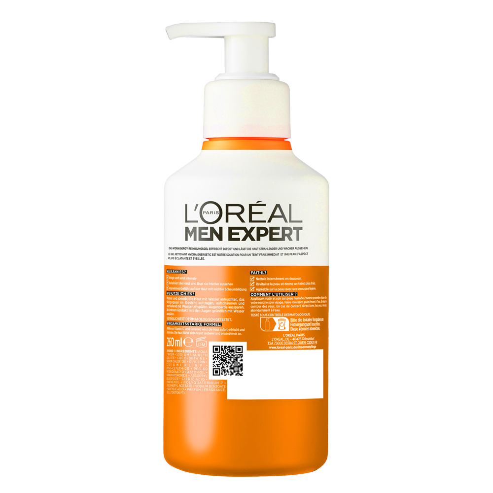Bild: L'ORÉAL PARIS MEN EXPERT Power Age Hydrating Gel Cleanser 