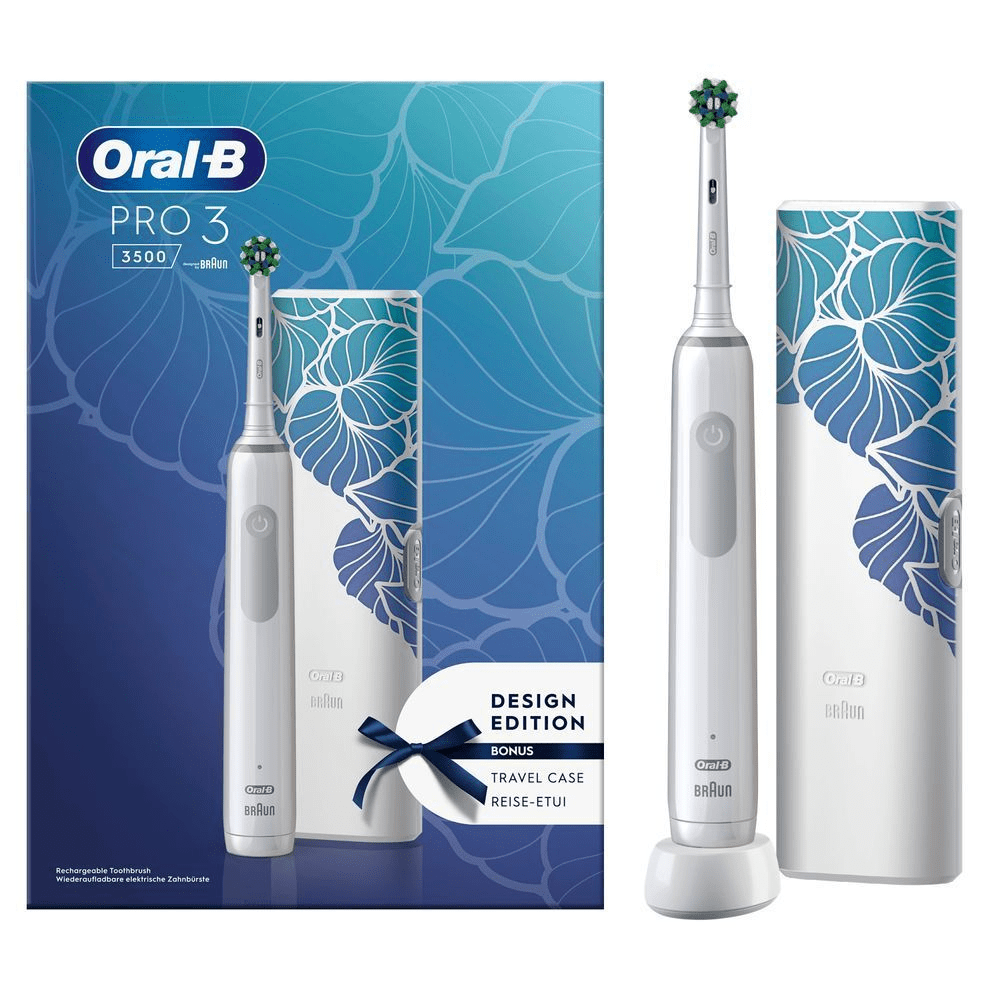 Bild: Oral-B PRO 3 3500 Elektrische Zahnbürste, Weiß 
