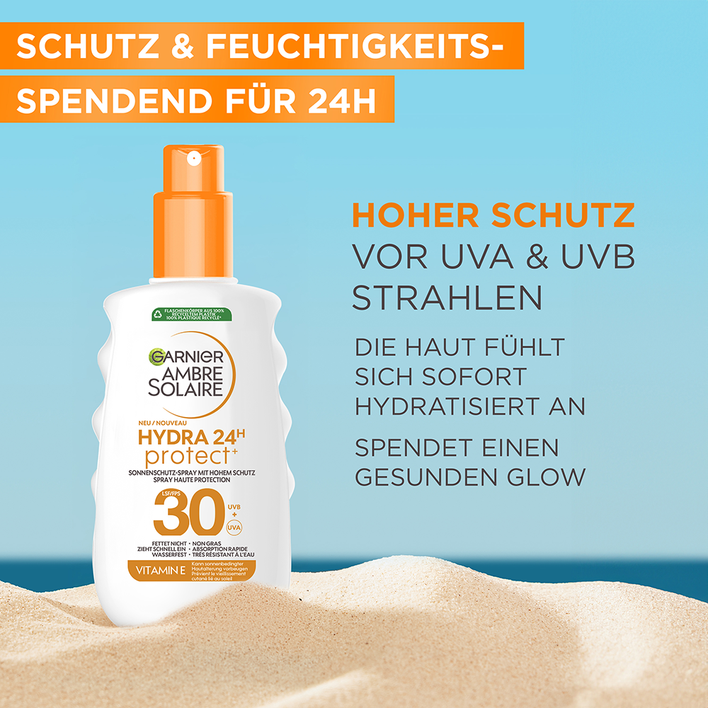 Bild: GARNIER AMBRE SOLAIRE Hydra Protect+ 24h LSF 30 