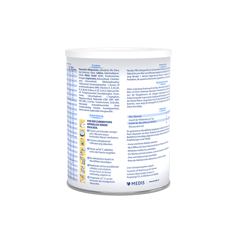 Bild: Novalac PRE Säuglingsmilchnahrung 0-6 Monate 