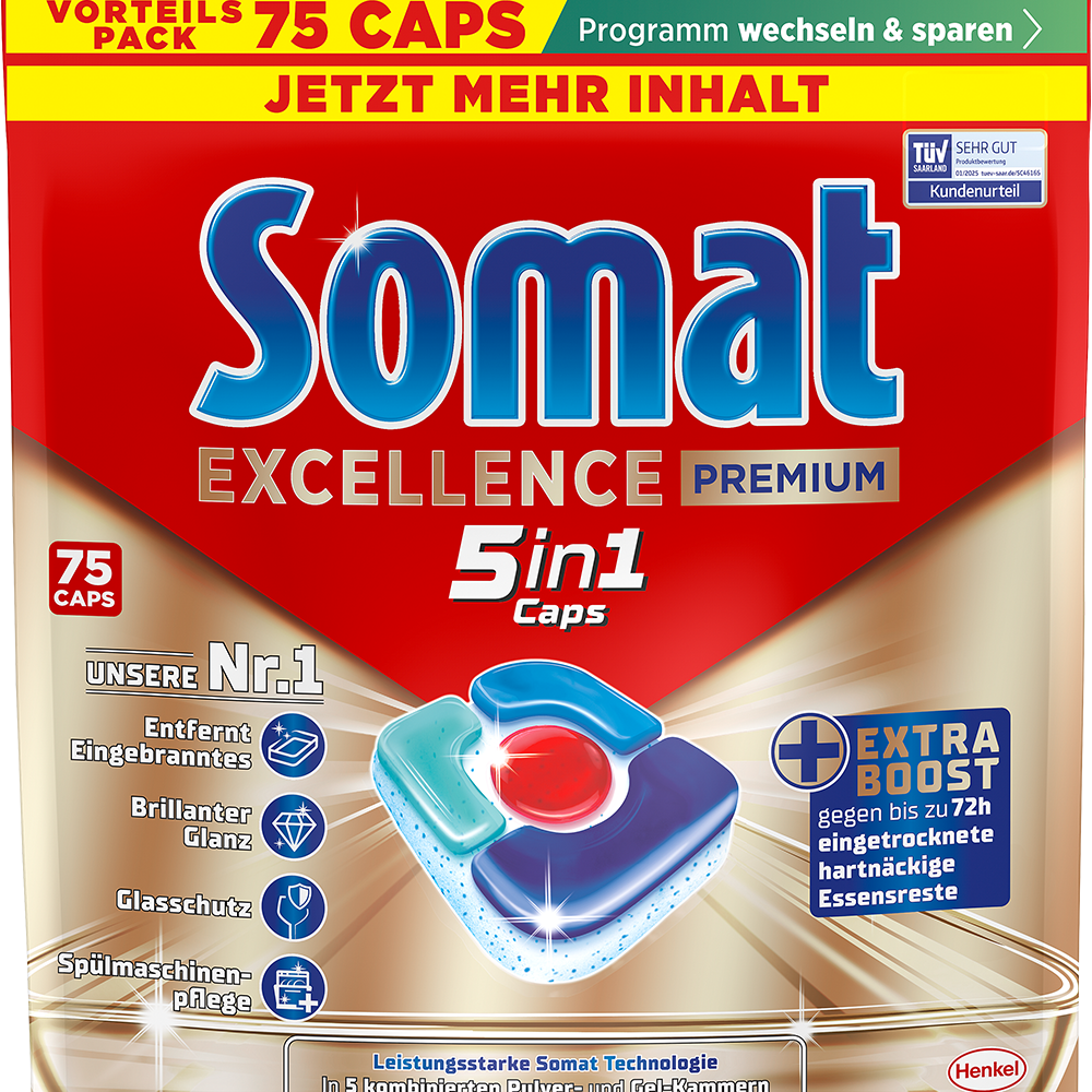 Bild: Somat Excellence Premium 5in1 Caps 