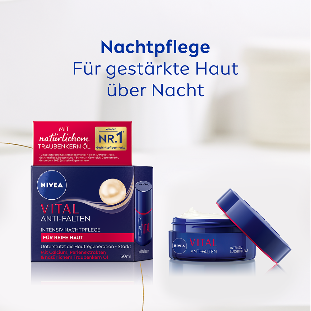 Bild: NIVEA VITAL Intensiv Nachtpflege Anti-Falten 