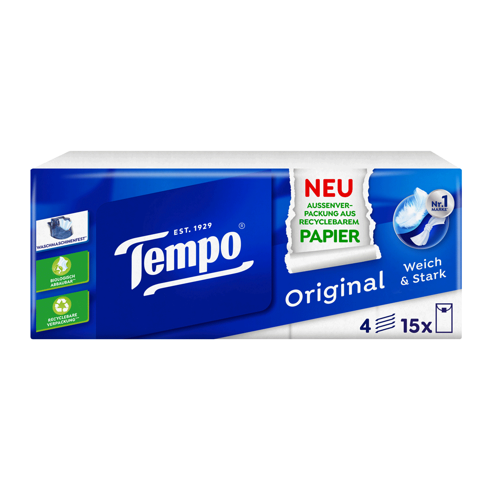 Bild: Tempo Taschentücher Original 