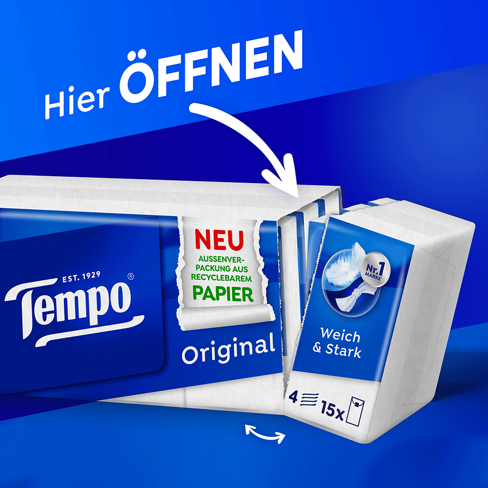 Bild: Tempo Taschentücher Original 