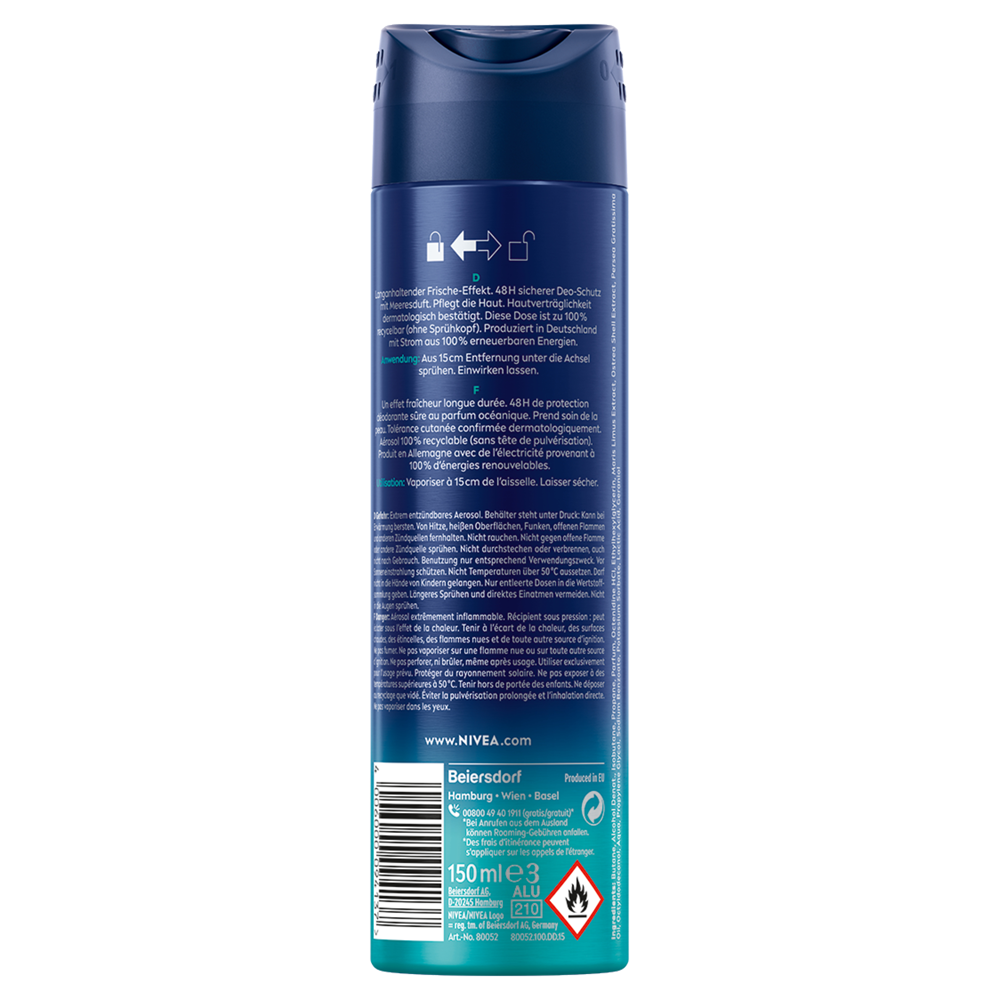 Bild: NIVEA MEN Deospray Fresh Ocean 