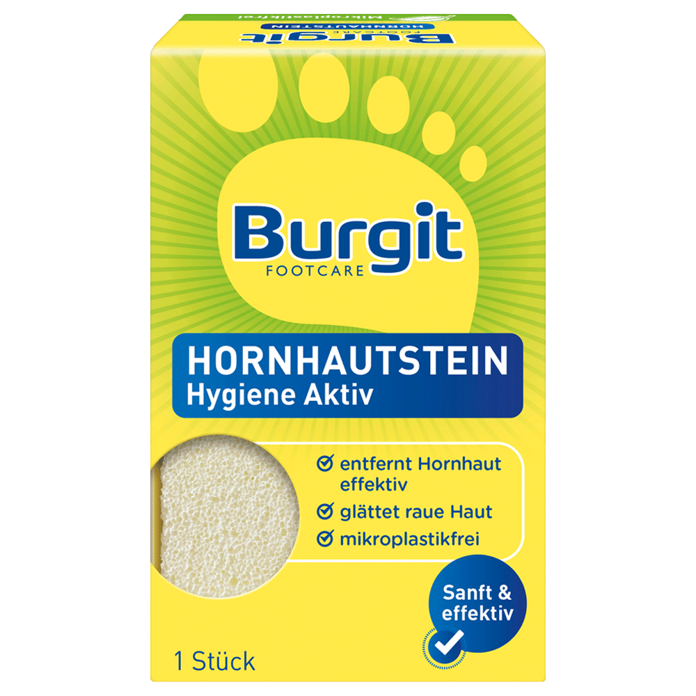 Bild: Burgit Footcare Hornhautstein Hygiene Aktiv 