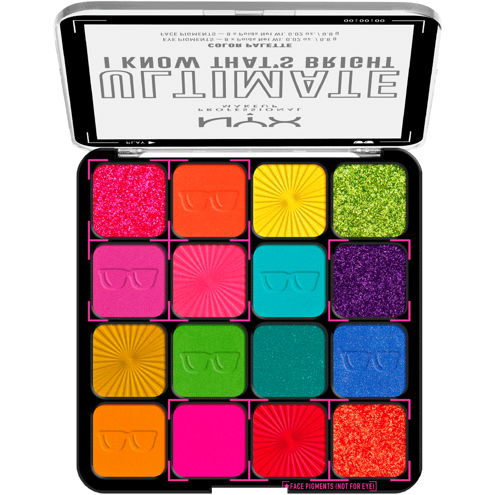 Bild: NYX Professional Make-up Ultimate Shadow Palette i know that's bright 04W
