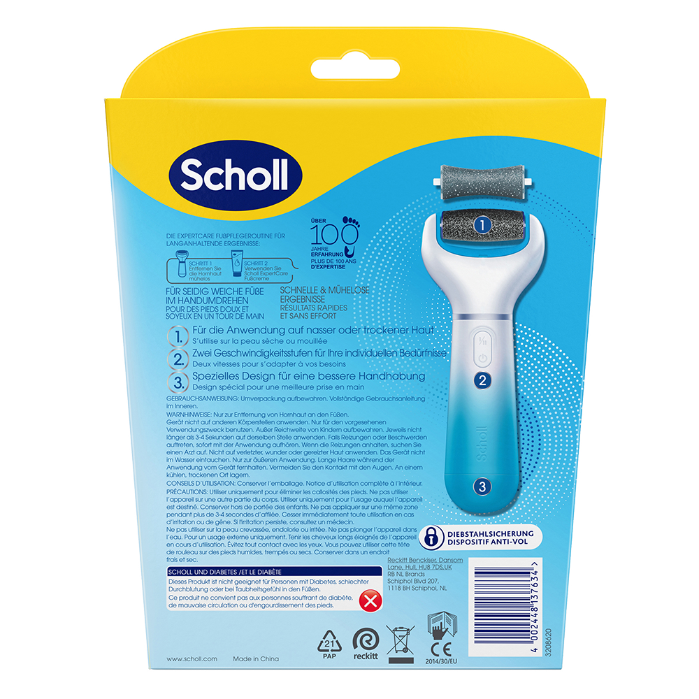 Bild: Scholl Expertcare Elektrischer Hornhautentferner 