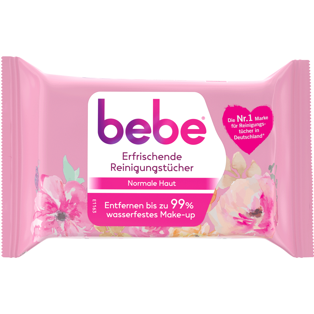 Bild: bebe Young Care 5 in 1 erfrischende Reinigungstücher 