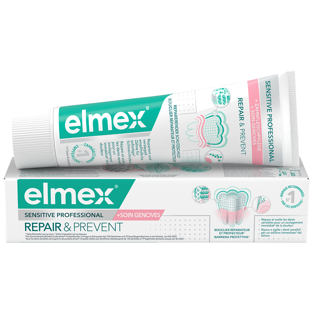 Bild: elmex Sensitive Professional Repair and Prevent Zahnpasta 