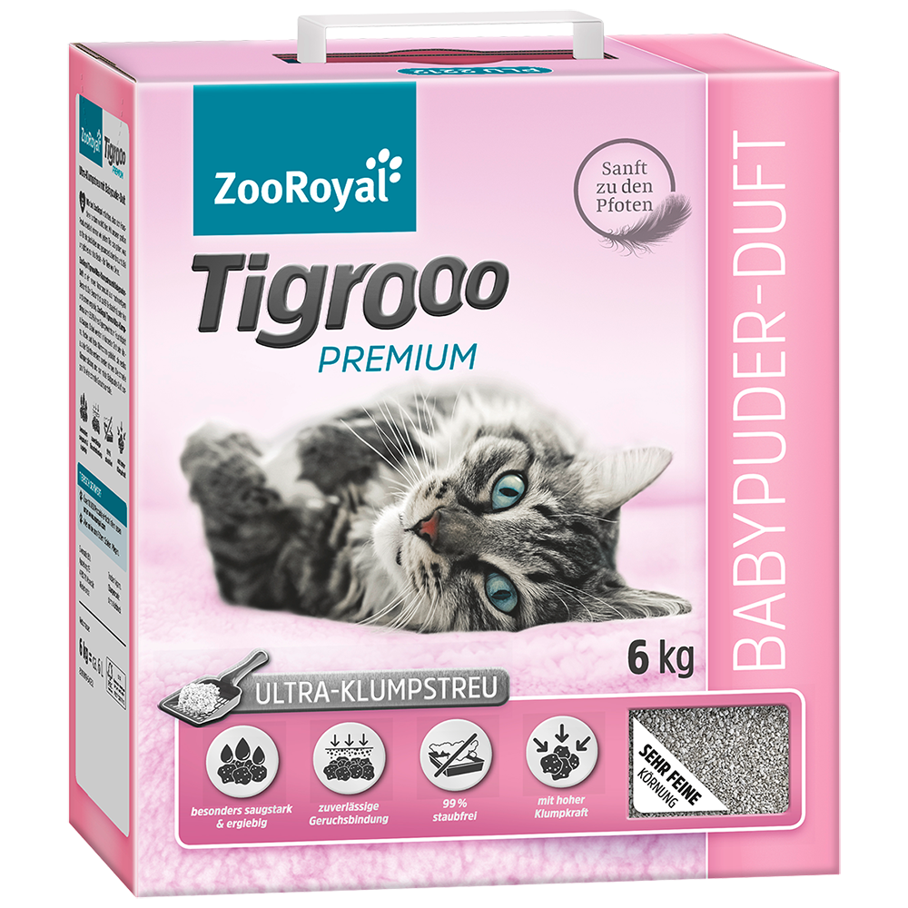 Bild: ZooRoyal Tigrooo Premium Katzenstreu 