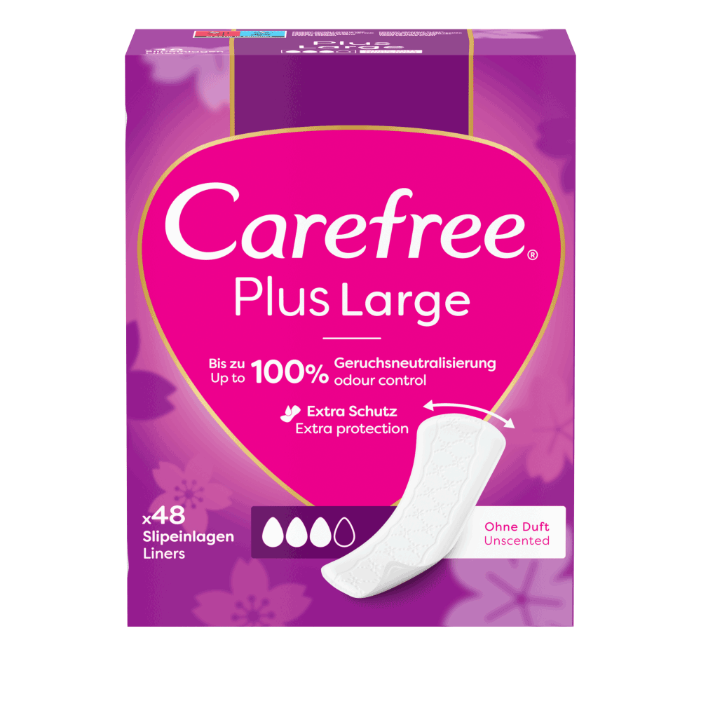 Bild: Carefree Plus Slipeinlagen Plus Large 