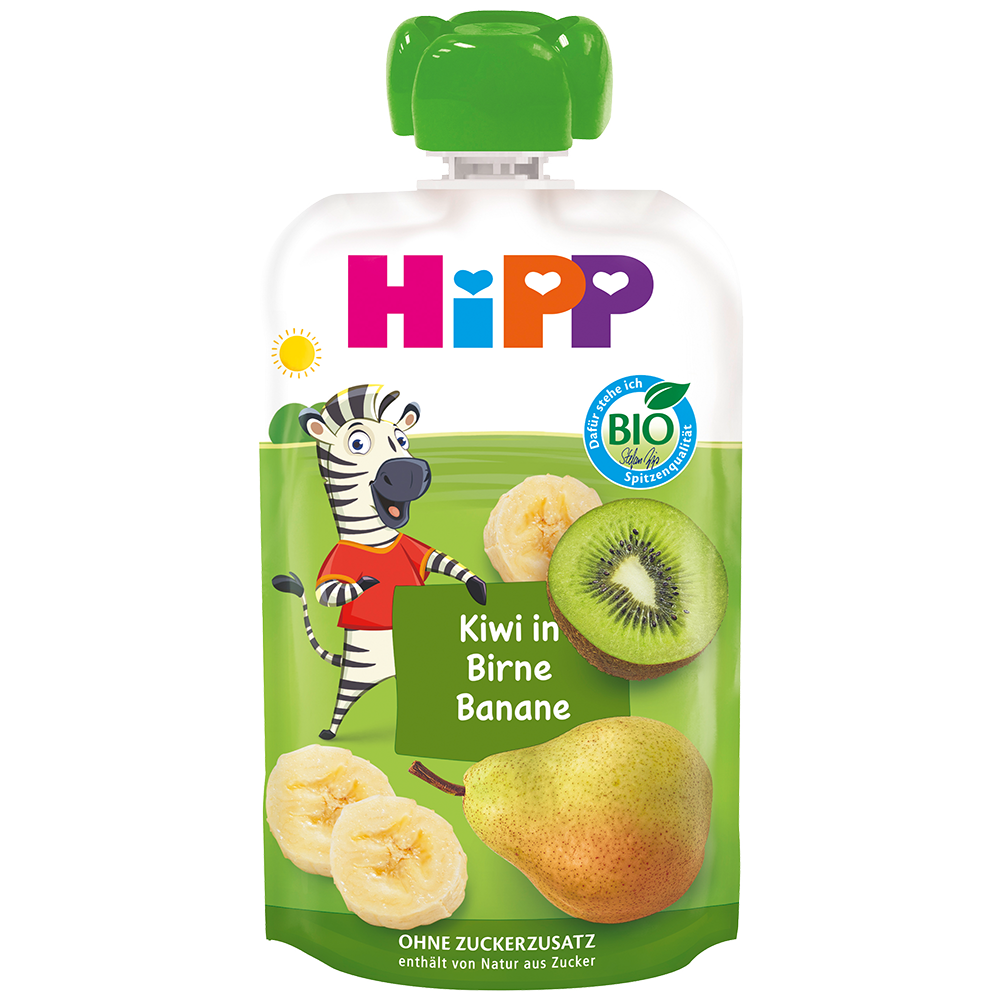Bild: HiPP Quetschie Kiwi in Birne Banane 