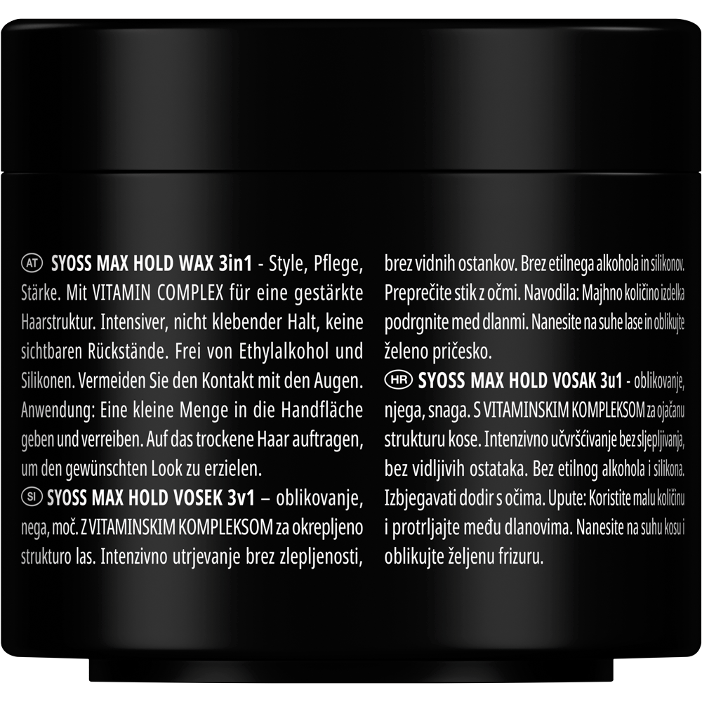 Bild: syoss Max Hold Wax 