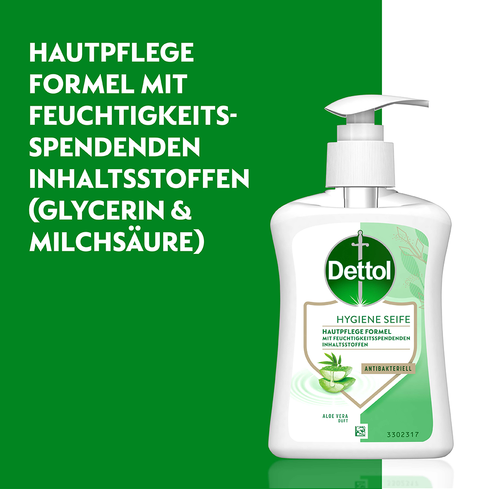Bild: Dettol Flüssigseife Pflegend Aloe Vera 