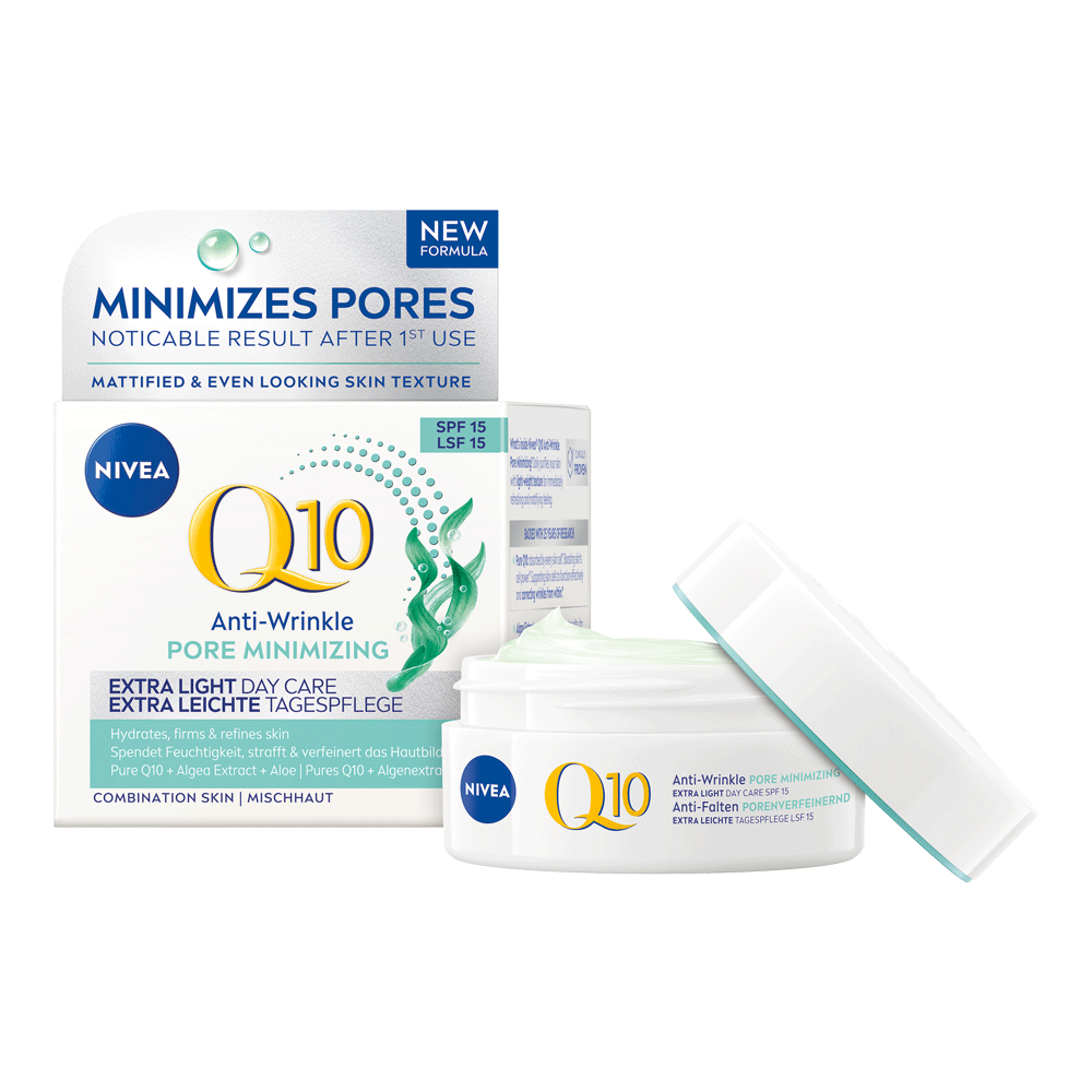 Bild: NIVEA Q10 Power Anti-Falten + Porenverfeinerung Tagespflege LSF 15 
