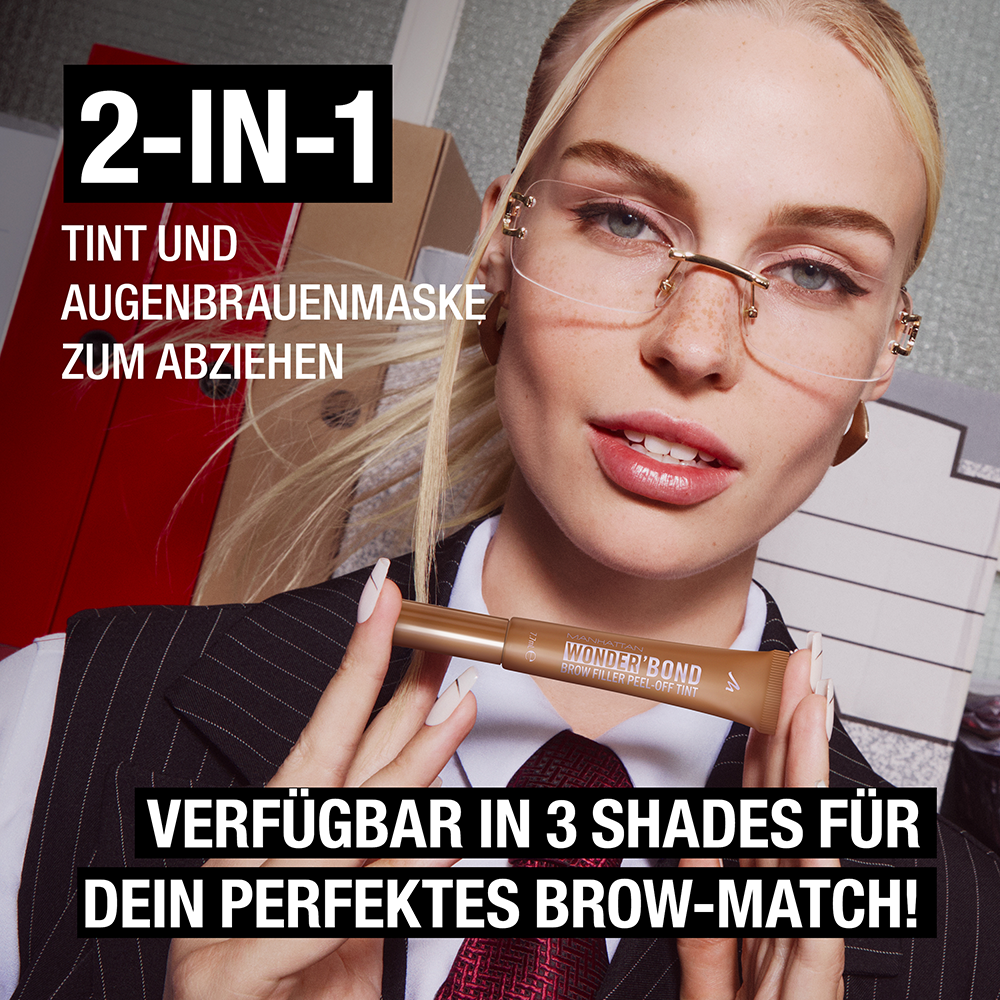 Bild: MANHATTAN Wonder Bond Brow Peel Off Tint Light Brown 001