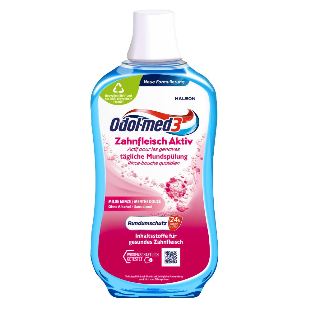 Bild: Odol-med3 Mundspülung Zahnfleisch Aktiv 