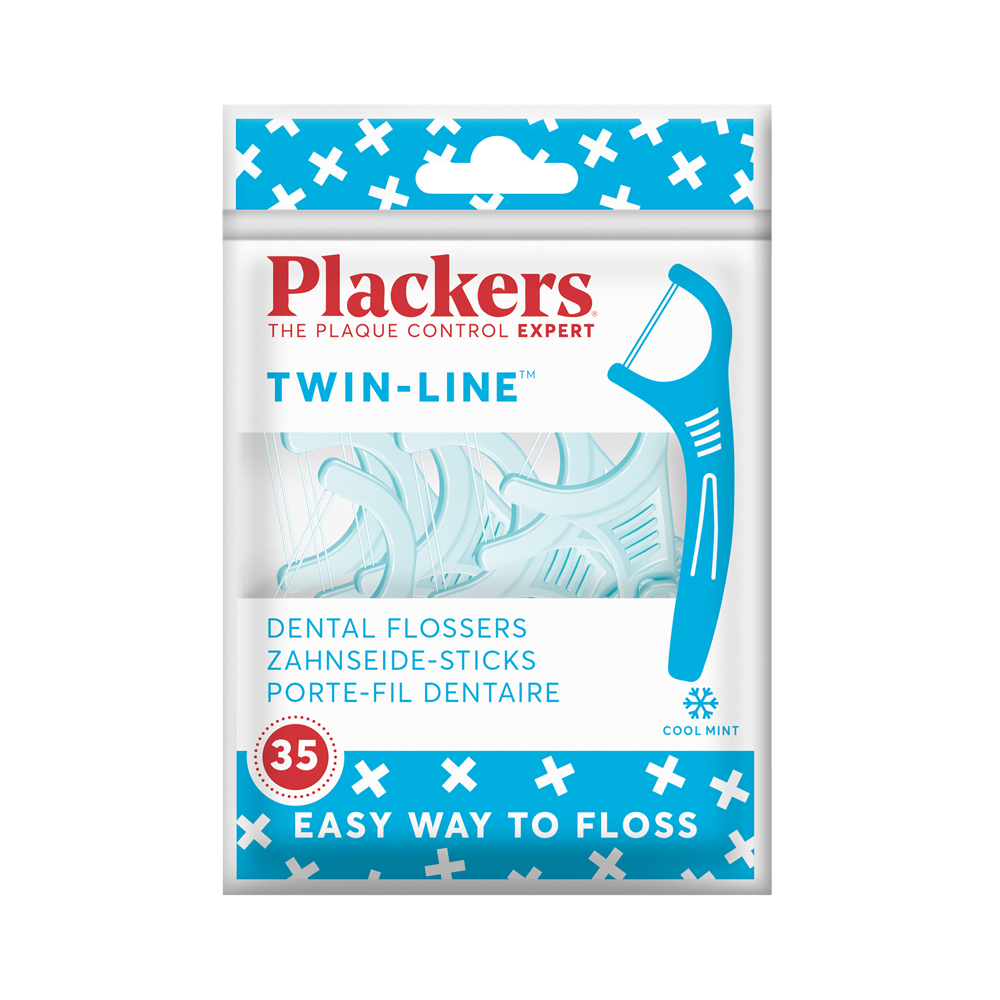 Bild: Plackers Zahnseide Sticks Twin Line 