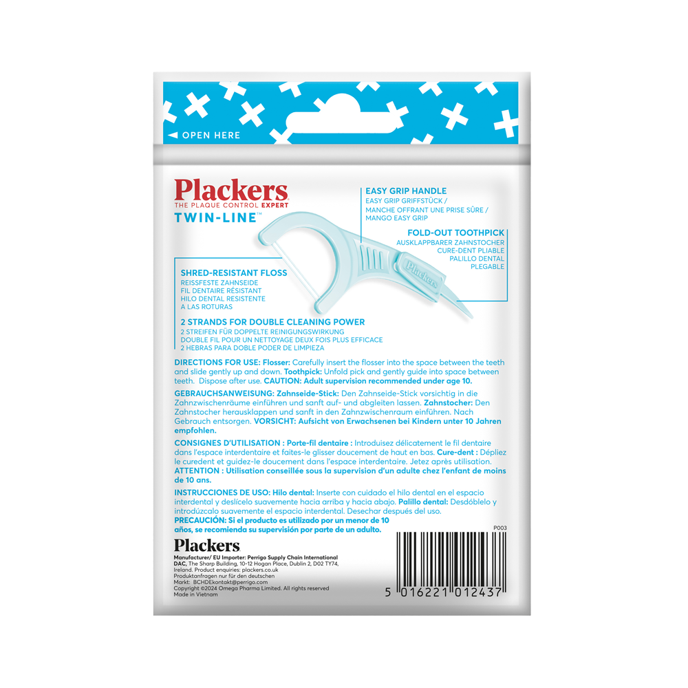 Bild: Plackers Zahnseide Sticks Twin Line 