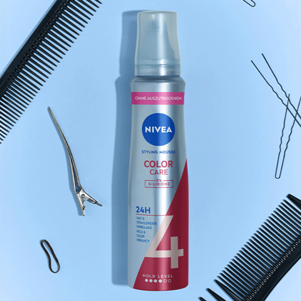 Bild: NIVEA Schaumfestiger Color Schutz und Pflege 