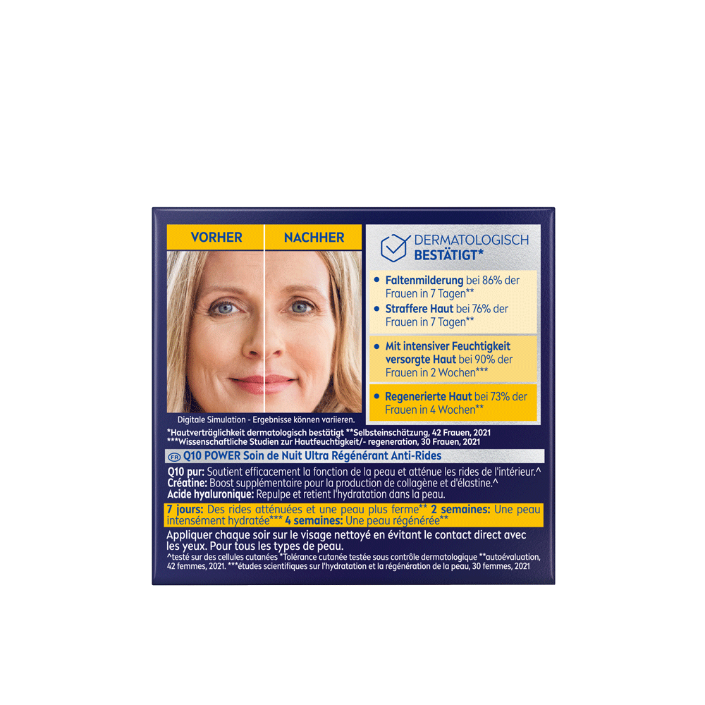 Bild: NIVEA Q10 Anti-Falten Power Nachtpflege 