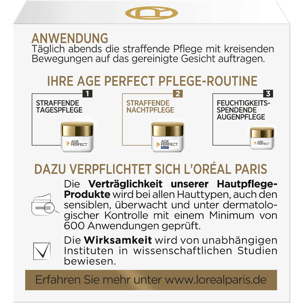 Bild: L'ORÉAL PARIS Age Perfect Feuchtigkeitspflege Nacht 