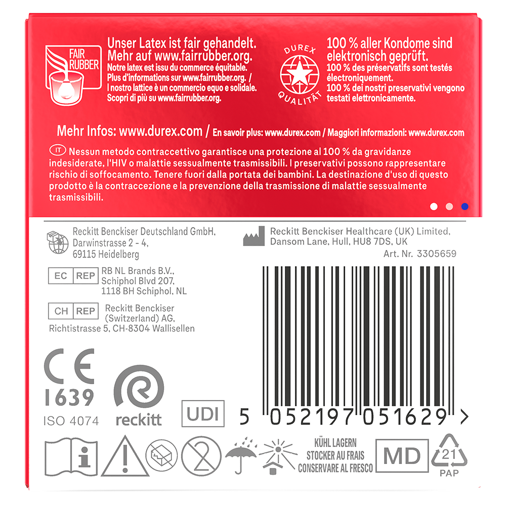 Bild: durex Kondome Gefühlsecht Classic 