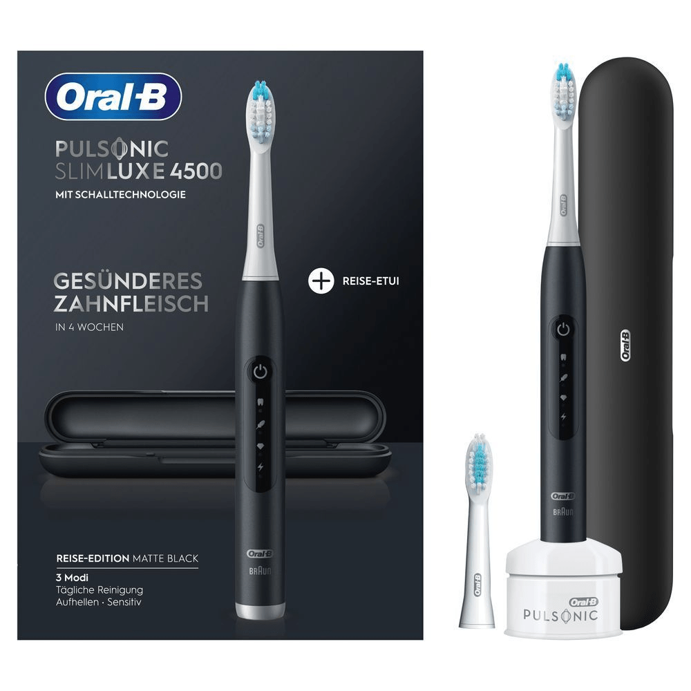 Bild: Oral-B Pulsonic Slim Luxe 4500 Elektrische Zahnbürste, Schwarz 