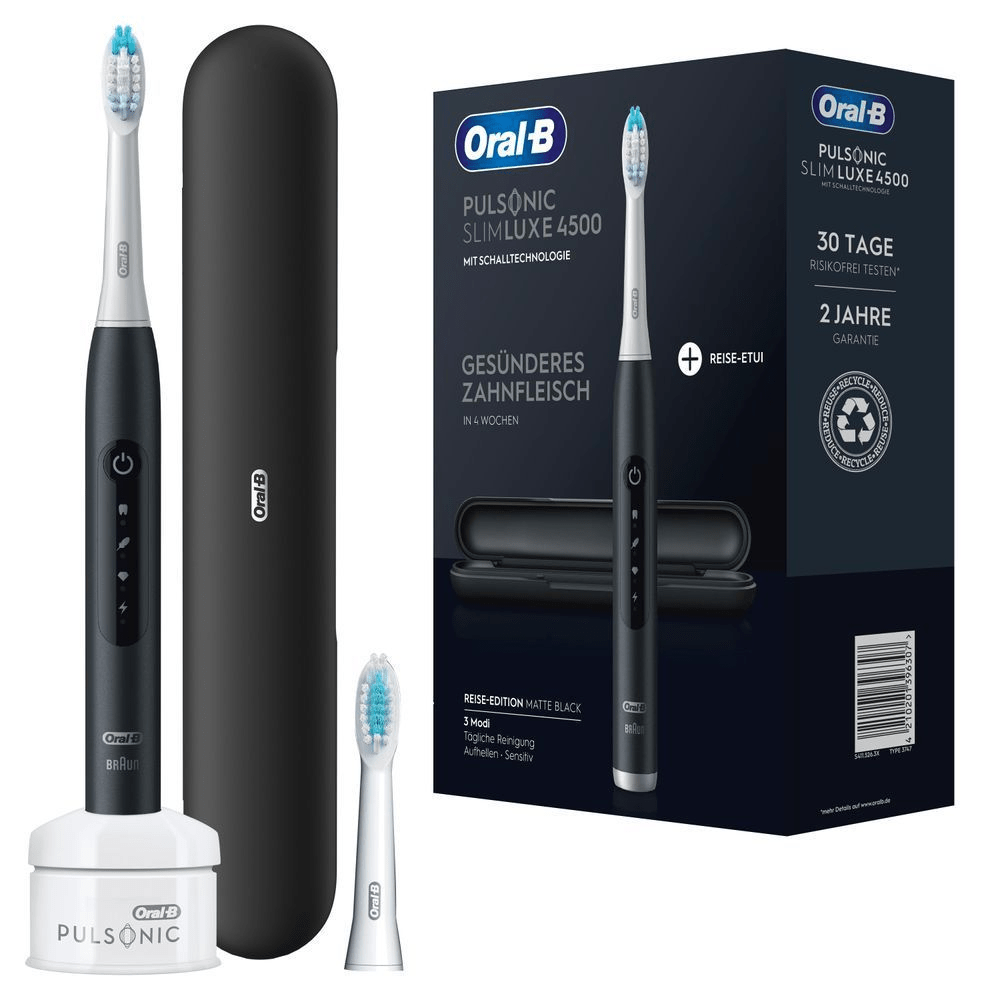 Bild: Oral-B Pulsonic Slim Luxe 4500 Elektrische Zahnbürste, Schwarz 