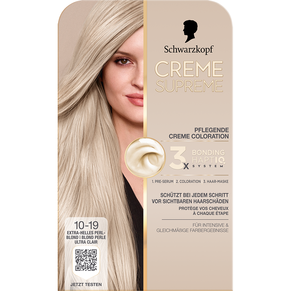 Bild: Schwarzkopf Creme Supreme Creme Coloration Extra Helles Perlblond