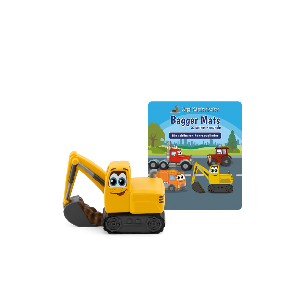 Bild: Tonie Figur Sing Kinderlieder Bagger Mats und seine Freunde: Die schönsten Fahrzeuglieder 