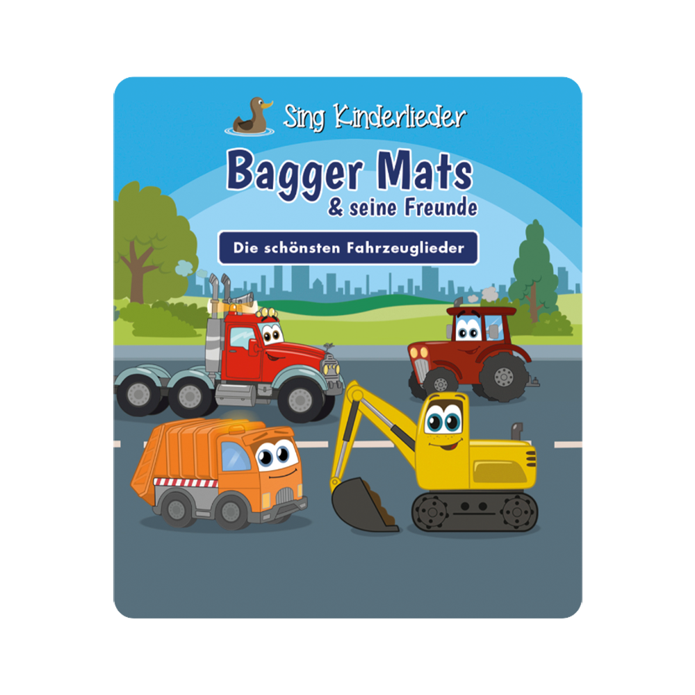 Bild: Tonie Figur Sing Kinderlieder Bagger Mats und seine Freunde: Die schönsten Fahrzeuglieder 