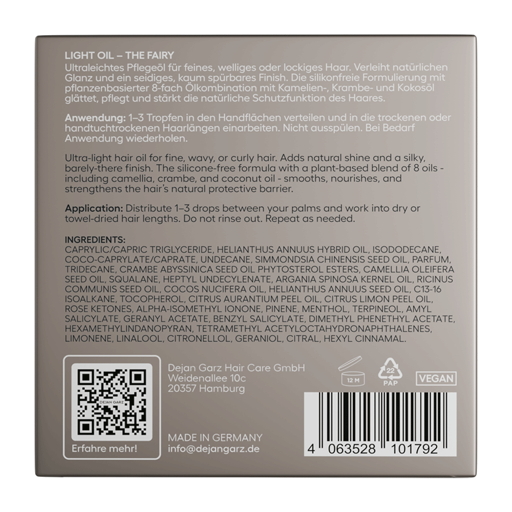 Bild: Dejan Garz Superstar Hair Oil Light 