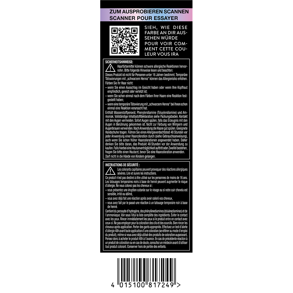 Bild: syoss Permanente Coloration Silver Blush